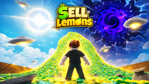 Sell Lemons Roblox game — lemon tycoon idle simulator by BloxByte Games